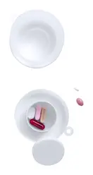 Sklopiva šalica Medicup AP721200 white ø68×106 mm-7