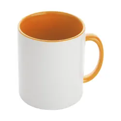 Sublimacijska šalica InnoColour AP791325 white, orange ø82×100 mm-2