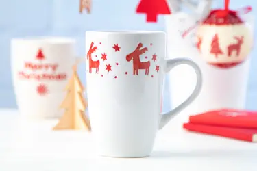 Božićna šalica od porculana Lempaa AP803418 white-2