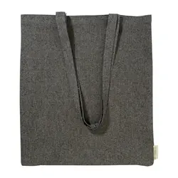 Torba za kupovinu od pamuka Recote AP722387 black 380×420 mm-3