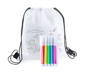 Vrećica s uzicom za bojanje Carle AP741878 white 250×300 mm-0