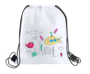 Vrećica s uzicom za bojanje Carle AP741878 white 250×300 mm-1