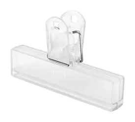 Stezaljka za zatvaranje vrećica Cripple AP781892 transparent 100×62×23 mm-0