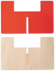 Držač za svijeće Candix AP718182 transparent red-1