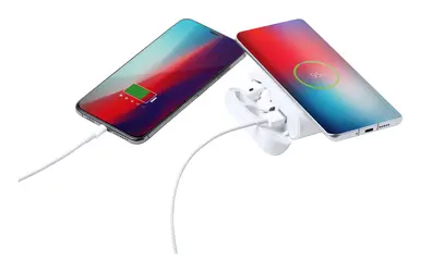 Power bank slušalice Repte AP721402 white 84×100×26 mm-3
