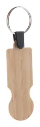 Privjesak za novčiće za kolica od bambusa BooCart EU AP718372 natural 73×23×2 mm-0