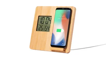 Punjač i vremenska stanica Arbos AP722109 natural 180×170×23 mm-1