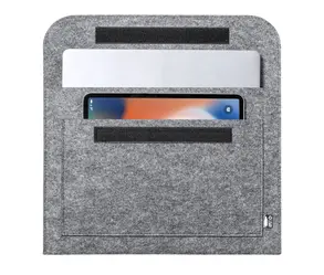 RPET Torbica za laptop Feddox AP722402 grey 370×260 mm-4