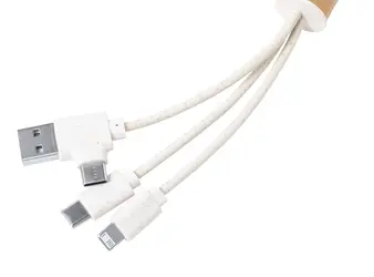 Privjesak s USB punjačem Feildin AP722528 natural-2