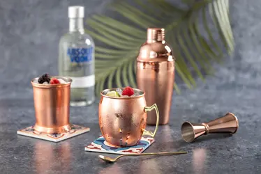 Čaša za koktel Mule AP722525 pink, rose ø93×100 mm-2