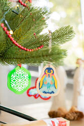 Ukras za božićno drvce CUSTOM MADE CreaJul Wood AP716491 silver-7