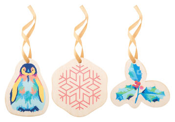 Ukras za božićno drvce CUSTOM MADE CreaJul Wood AP716491 gold-0