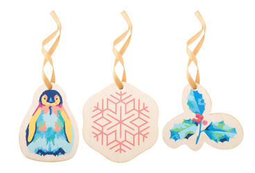 Ukras za božićno drvce CUSTOM MADE CreaJul Wood AP716491 gold-2