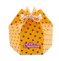 Šesterokutna poklon kutija CreaBox HexaCord M AP716640 white-2