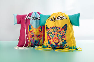 Torba s vezicama CUSTOM MADE CreaDraw T RPET AP716628 white-2