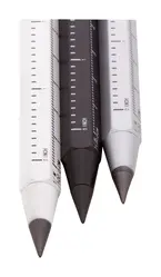 Olovka bez tinte s ravnalom Ruloid AP800493 black-4