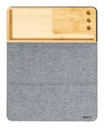 Podloga za miša s bežičnim punjačem Atrova AP733370 dark grey 205×260 mm-0