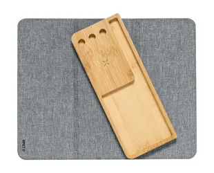 Podloga za miša s bežičnim punjačem Atrova AP733370 dark grey 205×260 mm-2