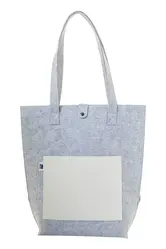 RPET torba za rame CUSTOM MADE CreaFelt Toteback AP716687 grey-6