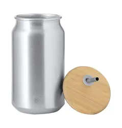 Promotivna staklena čaša Divern AP733346 silver ø73×128 mm-1