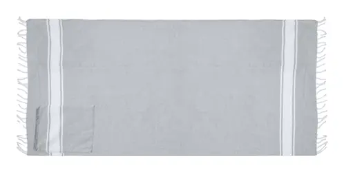 Ručnik za plažu i torba s vezicama Praia AP733854 grey 1800×900 mm-1