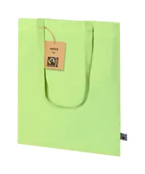 Fairtrade torba za kupovinu Trap AP733875 lime green 380×420 mm-2
