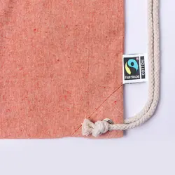 Fairtrade vrećica s uzicom Nefra AP733876 red 380×420 mm-3