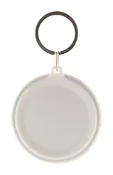 Privjesak s bedžom KeyBadge RPET Maxi AP716723 white-4