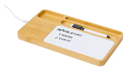 Organizator s bežičnim punjačem Sirae AP733942 natural 255×140×17 mm-2