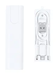 Set USB kabela za punjenje Tich AP734240 white-3