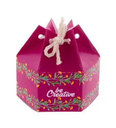 Šesterokutna poklon kutija CreaBox HexaCord S AP716641