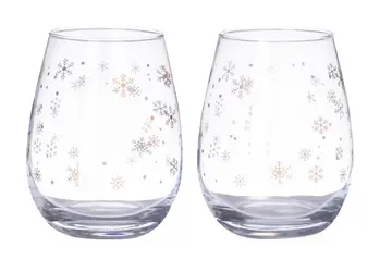 Set čaša s božićnim uzorkom Katnis AP732251