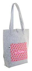 RPET torba za rame CUSTOM MADE CreaFelt Toteback AP716687