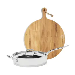 Okrugla daska za posluživanje VINGA Buscot V3181 brown-10