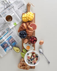 Duga daska za serviranje Buscot VINGA V3184 brown-4