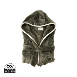 Luksuzni plišani ogrtač vel. S/M VINGA Louis V4950G green-10