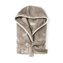 Luksuzni plišani ogrtač vel. S/M VINGA Louis V4950G grey-1