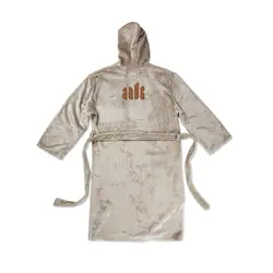 Luksuzni plišani ogrtač vel. S/M VINGA Louis V4950G grey-3