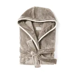 Luksuzni plišani ogrtač vel. L/XL VINGA Louis V960T grey-1