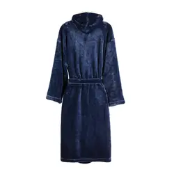 Luksuzni plišani ogrtač vel. S/M VINGA Louis V4950G navy-4