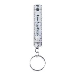 Promotivno mini sklopivo ravnalo, 50cm P112.00 white-2