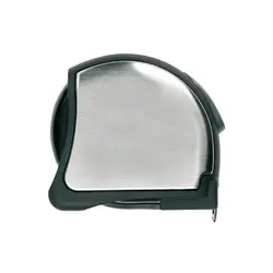 Reklamni metar od čelika s kopčom, 5m/25mm P115.65 silver-4