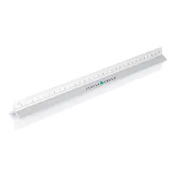 Aluminijsko trokutno ravnalo - 30 cm P165.13 silver-3