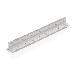 Ravnalo aluminijsko trokutasto 15 cm P165.14 silver-4