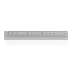 Ravnalo aluminijsko trokutasto 15 cm P165.14 silver-5