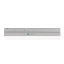 Ravnalo aluminijsko trokutasto 15 cm P165.14 silver-3
