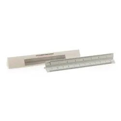 Ravnalo aluminijsko trokutasto 15 cm P165.14 silver-6