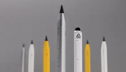 Beskonačna olovka od recikliranog aluminija Eon RCS P221.01 silver-7