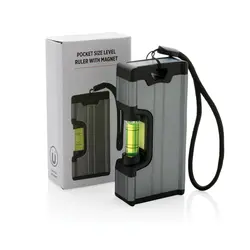 Džepno ravnalo s magnetom P221.65 grey-5