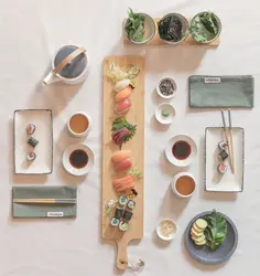 Sushi set Ukiyo P263.07 white-6